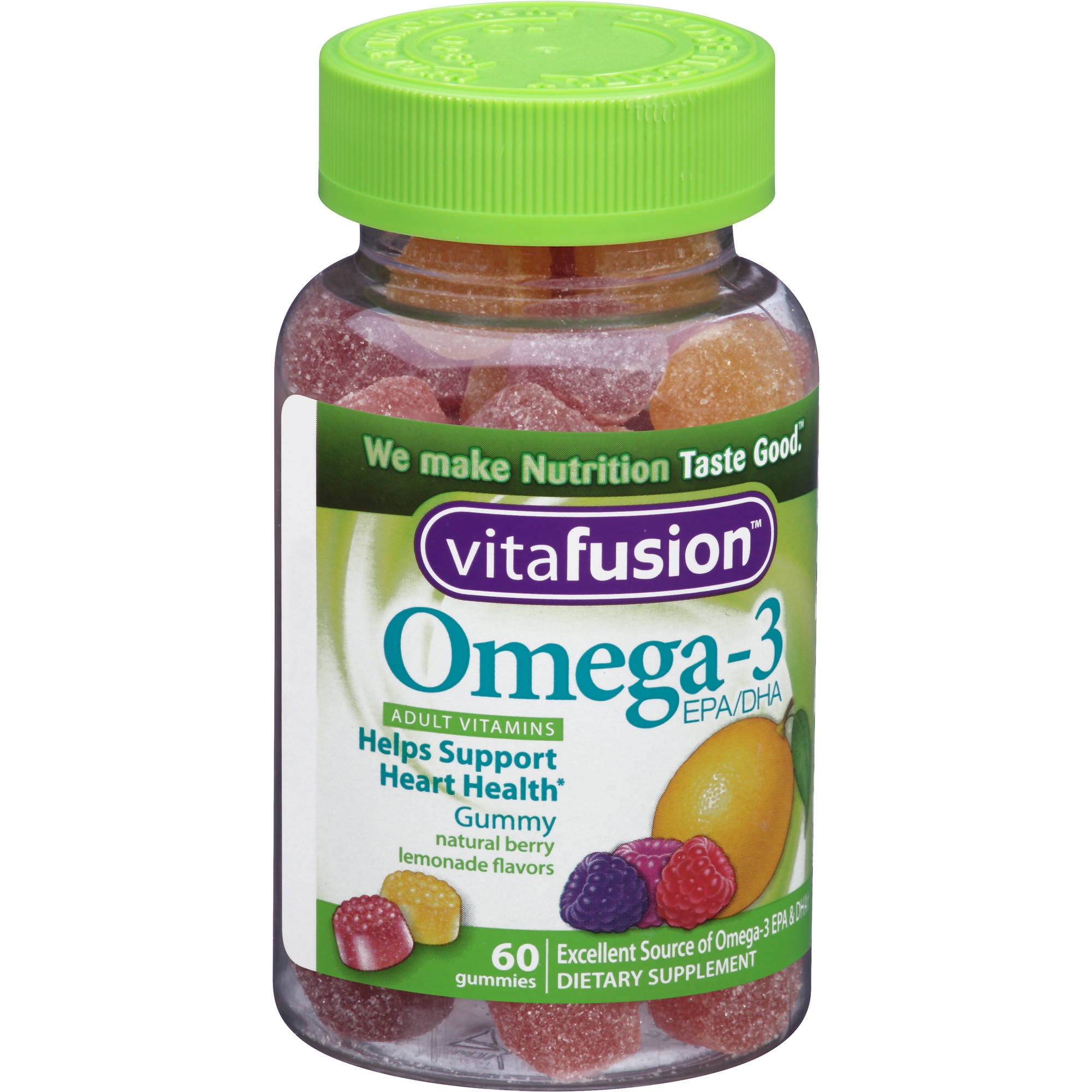 Vitafusion Fiber + Calcium PreNatal Support Gummy Vitamins, 90 count