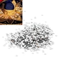 thumbnail image 3 of Rawiri 50G DIY PVC Sin agujero Circular? Lentejuelas Escenario Boda Ropa Suministros Accesorios (Plata 0.079 in), 3 of 8
