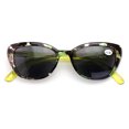 thumbnail image 2 of V.W.E. Women's Bifocals Reading Sunglasses Reader Glasses Vintage Outdoor Cateye Black Leopard Marble, 2 of 3