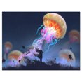 thumbnail image 2 of Design Art - Floating Giant Jelly Fish, 2 of 4