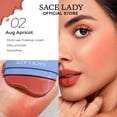 thumbnail image 3 of SACE LADY Natural Blush Face Makeup No Drying Pigmented Smooth Blush Cream Nourishes Lip Eye Cheek Cosmetics 0.31Oz (03), 3 of 8