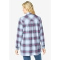 thumbnail image 3 of Woman Within Plus Size Plaid Knit Tunic With Collar, 3 of 4