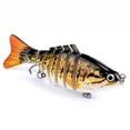 thumbnail image 1 of Swimbait Fishing Lure Wobblers 7 Segment Minnow Sinking Plastic Tackle Hard Baits, 1 of 8