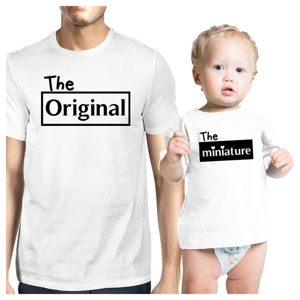 Original And Mini White Dad Baby Boy Shirts Funny Fathers Day Gifts Walmart Com Original And Mini White Dad Baby Boy Shirts Funny Fathers Day Gifts Walmart Com