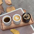 thumbnail image 2 of Black Thick Ceramic Coffee Cup Set (Set/Two), 2 of 3