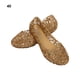 thumbnail image 4 of Minnieouse Zapatos de gelatina para mujer con estilo mezclado - Sandalias planas transpirables y fáciles de usar para zapatos casuales para el Calzado dorado 40.1, 4 of 6