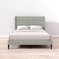 thumbnail image 4 of Glenwillow Home Pax Upholstered Platform Bed in Stone, Queen, 4 of 8