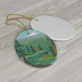 thumbnail image 2 of Bend Ceramic Ornament, 2 of 3