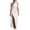 White, variant on YuXingFu Summer Dresses with Sleeves Casual Maxi Scoop Neck Plus Size Womens Dress Sleeveless Solid Color Long Casual Summer White S
