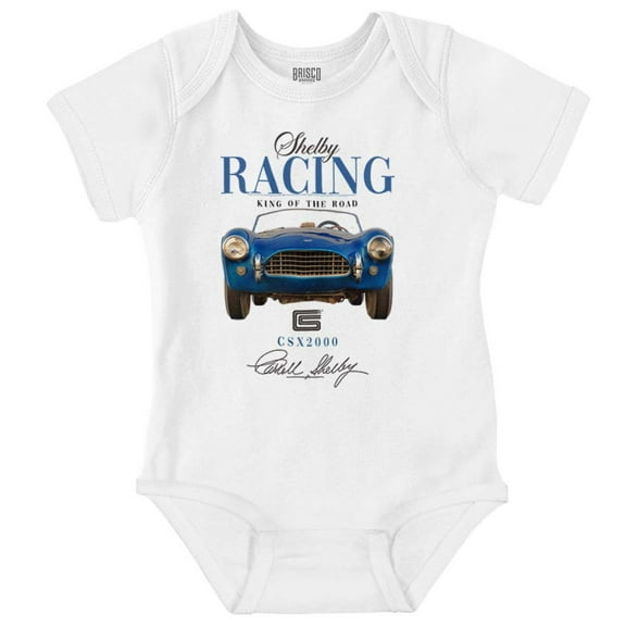 Shelby Racing King of the Road Car Romper Boys or Girls Infant Baby Brisco Brands NB