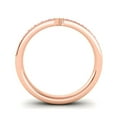 thumbnail image 4 of Diamond-Capitals 0.20 Ct Shiny Round Cut Pink Sapphire Gemstone Eternity Band for Engagement Solid 14K Rose Gold Size 4.5, 4 of 8