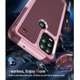 thumbnail image 5 of LeYi For Moto G Stylus 5G Case 2021: 2 Pack Screen Protectors, 12ft Drop Protection- Pink, 5 of 7