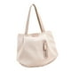 thumbnail image 5 of Bolso de hombro para mujer, moderno bolso de verano con cremallera, ligero, bolso de mano para mujer Blanco, 5 of 9