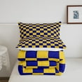 thumbnail image 5 of Erosebridal Teens Lattice Checkerd Bedding Sets Full with Comforter,Buffalo Plaid Duvet Insert,Teens Bedroom Decor,3pcs, 5 of 8