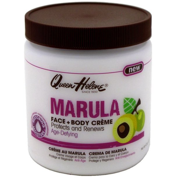 QUEEN HELENE Marula Creme Face & Body, 15 oz