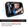 thumbnail image 2 of Espejo Retrovisor de Bebé para Auto Redlemon Fabricado Acrílico Antishock Vista Panorámica Giratorio 360, 2 of 5