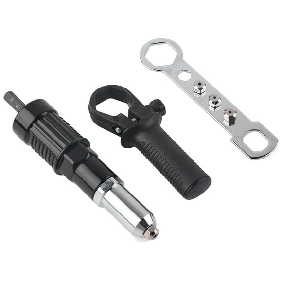 Electric Riveting Gun Adapter Rivet Gun Accessory Electric Drill Rivet Machine Grab Rivet and Nail Gun Head