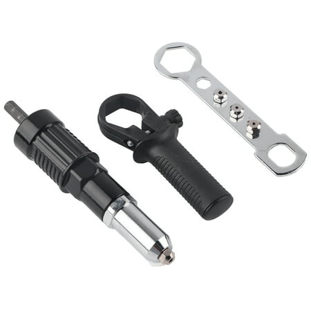 

Electric Riveting Gun Adapter Rivet Gun Accessory Electric Drill Rivet Machine Grab Rivet and Nail Gun Head