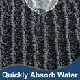thumbnail image 5 of Soft Plush Microfiber Bathroom Rugs, Absorbent Bath Rugs Non Skid Machine Wash Dry Bath Mats for Tub,Shower and Bath Room Floor Mats (20x32inches, Charcoal Grey), 5 of 6
