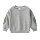 thumbnail image 2 of Sudadera sin capucha para niños, jersey informal de cuello redondo con bloques de color, sudadera con capucha informal para niños, top deportivo con capucha, top de algodón para niños, 2 of 6