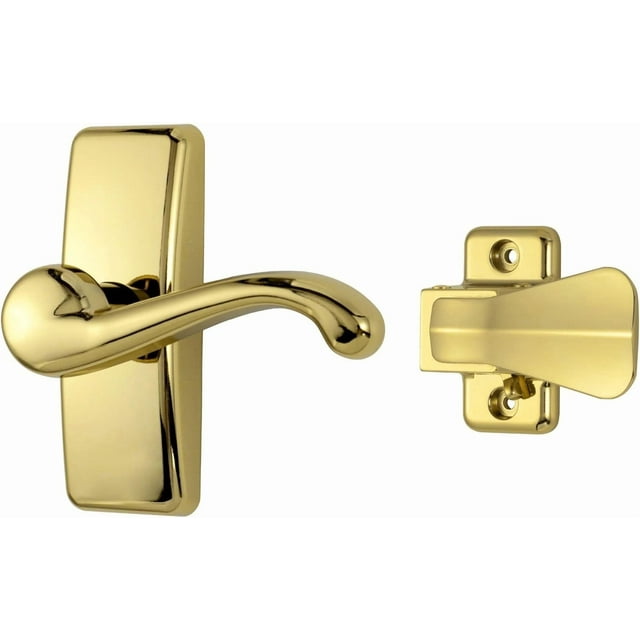 Ensemble de Poignées Levier pour Portes Orageuses et Portes Moustiquaires Poignée de Porte Orageuse de Remplacement Poignée de Porte Moustiquaire