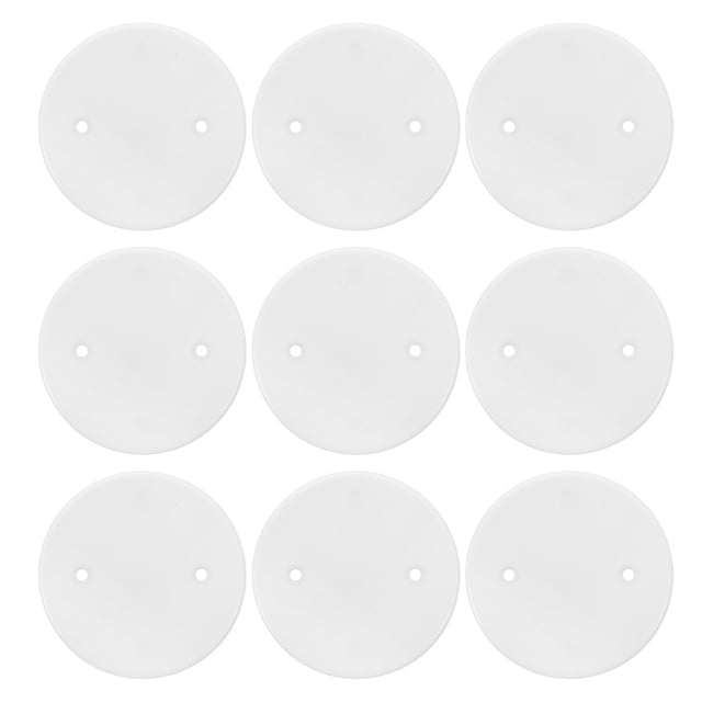 KAKOWELY outlet covers 25pcs Precision Wire Covers For Home And Office Use Ceiling Plate Round Protection Covers For Ceiling Light Plate For Concealing And Organizing Wires