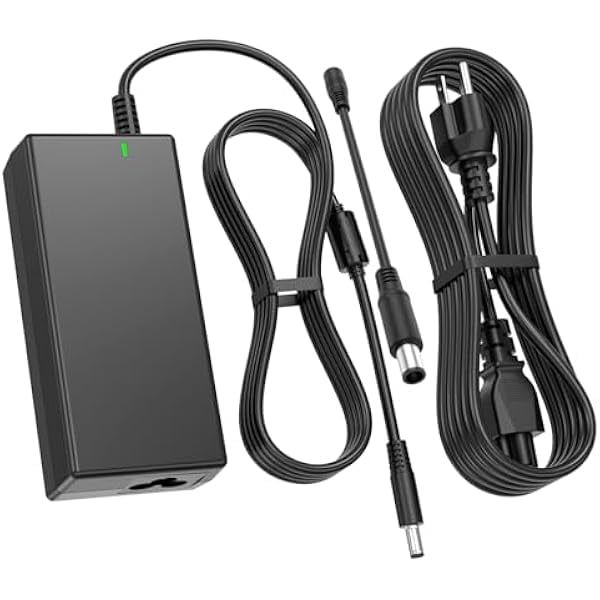 wonima11 65W AC Power Charger Adapter for Dell HA65NS1-00 LA65NS0-00 HA65NS5-00 HA65NS5-XX 09RN2C PA-12 PA-2E Supply Cord (7.4mm and 4.5mm)