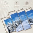 thumbnail image 6 of Elephant Stock Mount Baker Ski Slope Wall Art - Horizontal Multi Panel Canvas - Living Room Wall Decor - Nature Multi Panel - Blue And Gray Decor - 36" x 22", 6 of 8