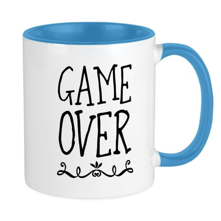 

CafePress - Game Over Mugs - Ceramic Coffee Tea Novelty Mug Cup 11 oz