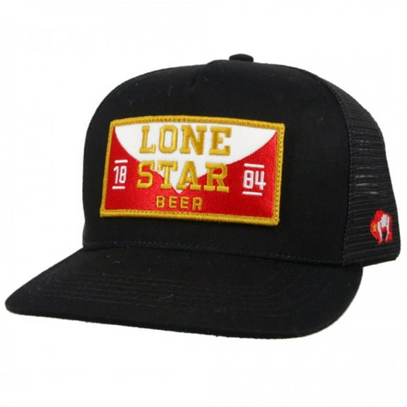 Lone Star  Beer Embroidered Logo Patch Snapback Trucker Hat