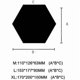 thumbnail image 5 of Hexagonal Wall Stickers, 12 Pcs Large Removable Acrylic Mirror Wall Stickers for Home Living Room Bedroom Decor, 5 of 5