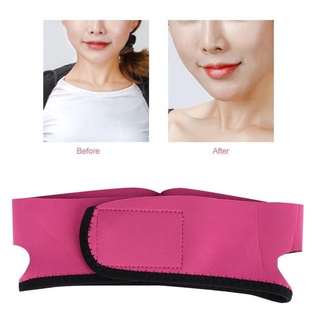 Mascarilla Facial Adelgazante, Banda facial para adelgazar, adecuada para levantar el mentón, máscara en forma de V, adecuada para la cara, elevación del cuello y la barbilla Unbranded JM21504