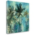 thumbnail image 2 of Tangletown Fine Art Teal Palms by Eric Yang Poster Frame - 35 x 35 x 1.5 in., 2 of 2