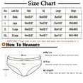 thumbnail image 3 of Diufon 2pc Panties for Women High Waist Full Coverage Underwear Solid Color Soft Cotton Brief, 3 of 5