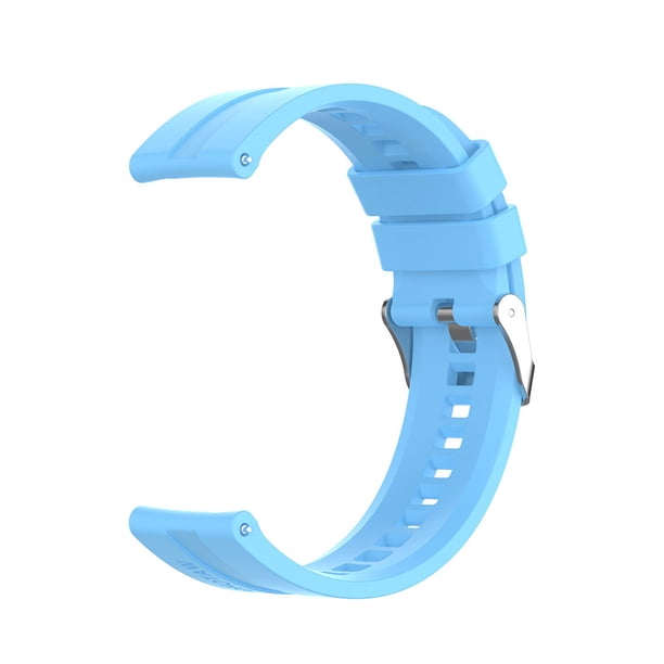 Methold Correa de silicona suave de 14 colores, inteligente, hebilla impermeable, repuesto de correa de reloj para , de correa de muñeca Relojes inteligentes Cielo azul