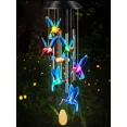 thumbnail image 1 of Campanillas de viento, campanillas de viento solares Colibri para exterior Color Chan, 1 of 5