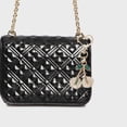 thumbnail image 2 of Unique Bargains Fashion Crystal Cherry Handbag Charm Gold 1 Pc, 2 of 5