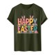 thumbnail image 4 of Camisa Casual de Cuello de la Tripulación de la Impresión de Pascua de Manga Corta de Verano Top Ligero de Poliéster para los Hombres, Camiseta de Manga Corta para el Uso Diario de Primavera Verano, 4 of 8