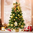 thumbnail image 6 of Risehigh Mini Christmas Trees with Lights and Ornament 24'' Christmas Decoration Indoor Outdoor, 6 of 9