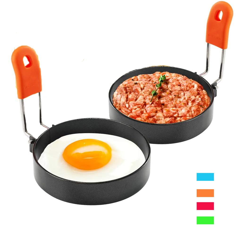 2X Egg Mcmuffin Sandwich Shaper Cooking Kitchen Egg Ring Round Pancake Mold US 