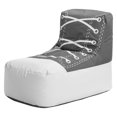 thumbnail image 1 of Fauteuil poire Gouchee Home Chuck Brava – Tissu hydrofuge avec rembourrage en billes de polystyrène, adapté aux adultes et aux adolescents, siège léger et portable pour chambre, dortoir ou salon, 1 of 5