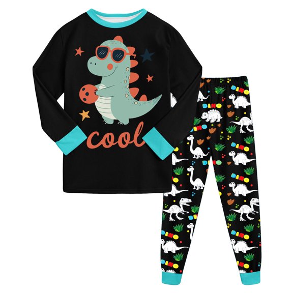 Hessimy Infant Toddler Spring Summer 2Pcs Crewneck Long Sleeve Sweatshirt Casual Pants Cute Sweatsuit, Infant Cute Sweatsuit(Black,3-4 Years)