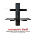 Ematic Adjustable 2 Shelf for DVD Player, Cable Box, with HDMI Cable