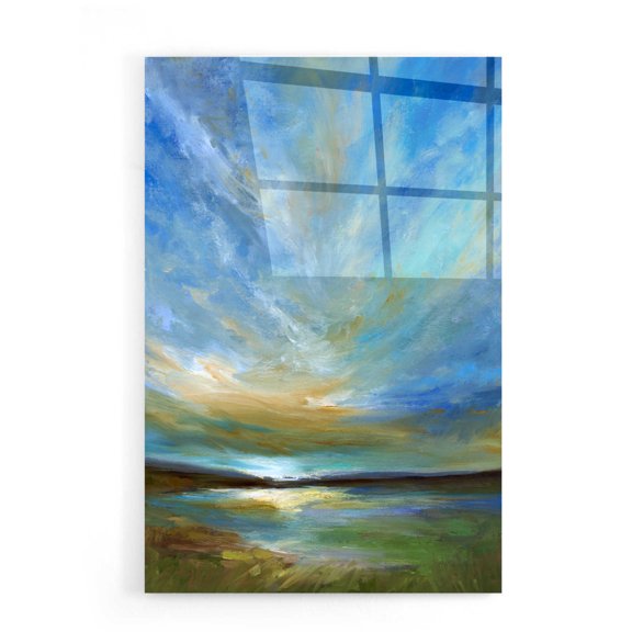 Epic Art 'Updraft' by Sheila Finch, Acrylic Glass Wall Art, 16"x24"
