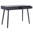 thumbnail image 3 of SAFAVIEH O'Dwyer Solid Retro 2 Drawer Writing Desk, Black, 3 of 15