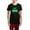 With Red Plaid Pant, variant on CafePress - Irish Shamrock Women's Dark Pajamas - Women's Short Sleeve Print T-Shirt and Pants Dark Cotton Pajama Set