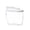 A, variant on EYNMVR Airtight Food Storage Container, Clear Kitchen Pantry Organizer Bin with Flip Spout Lid, Sealed Grain Cereal Dry Food Keeper for Rice Nuts Snacks