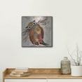 thumbnail image 5 of Luxe Metal Art 'Curious Owl 2' by St. Hilaire Elizabeth, Metal Wall Art, 12"x12", 5 of 9