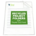 thumbnail image 1 of Project Folders C-Line reciclada con brillo reducido, letra transparente, 1 of 1