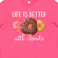 thumbnail image 4 of Inktastic Life is Better with Donuts Youth T-Shirt, 4 of 5